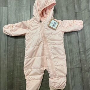 Cozy north face bunting girl suit